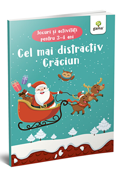 Editura Gama Cel Mai Distractiv Crăciun. Jocuri Și Activități Pentru 3-4 Ani