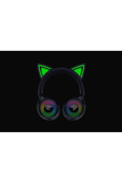 RAZER Căști de gaming wireless Kraken Kitty V3 Pro, THX Spatial, RGB, Negru
