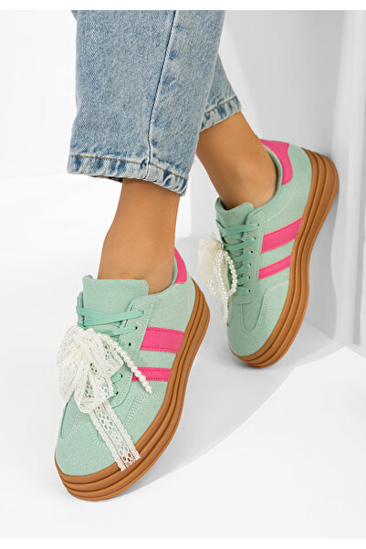 B T Shoes Γυναικεία αθλητικά παπούτσια Roxanne πράσινα