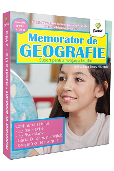 Editura Gama Απομνημονευτής Γεωγραφίας. Βαθμοί Α-Ω, Α-Ω