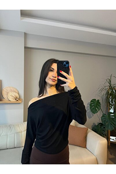 Neslion Butik Düşük Omuz Bluz