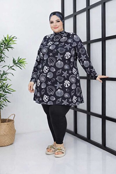 yessir Μαγιό με μανίκια μεγάλου μεγέθους