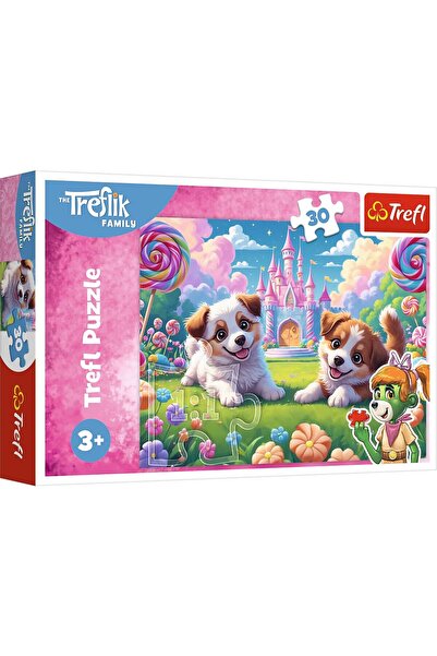 Trefl Παζλ 30 Η Οικογένεια Τρεφλίκ Ένας κόσμος γεμάτος χαμόγελα