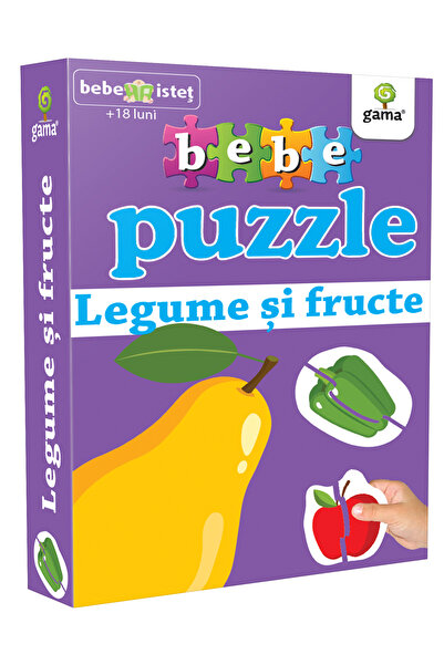 Editura Gama Λαχανικά και Φρούτα (Παζλ για Μωρά)