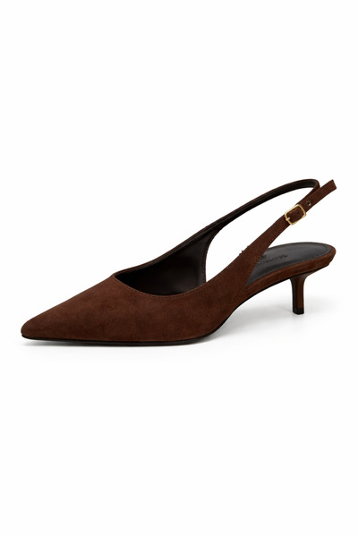 STRASWANS Marcela Women's Heeled Suede Shoes Brown