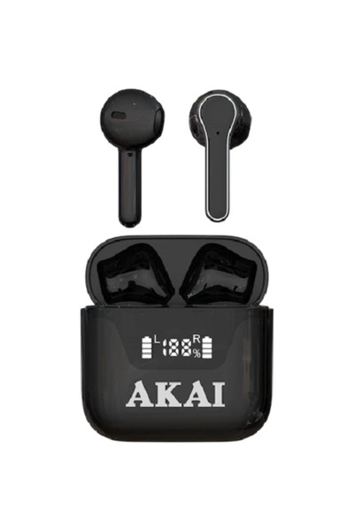 AKAI BTJE-J101 Ασύρματα Ακουστικά, Μαύρα