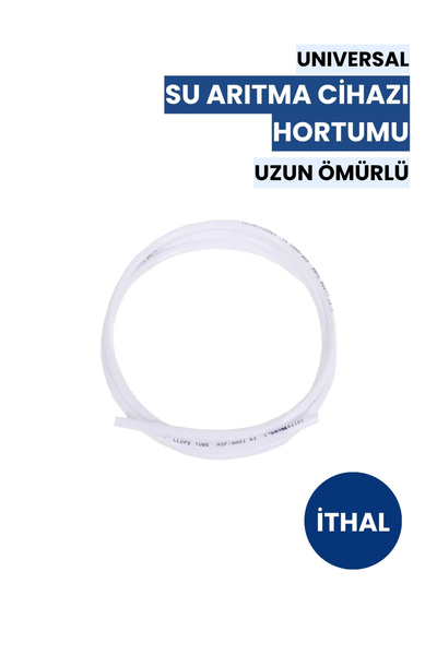 water global Ithal Su Arıtma Hortumu 20 Metre | 1/4 Inç Beyaz Hortum • Dayanı...