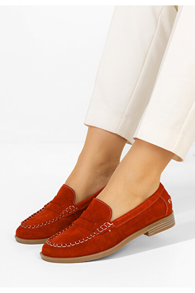 B T Shoes Μοκασίνια γυναικεια δερματινα Meltanea κοκκινο