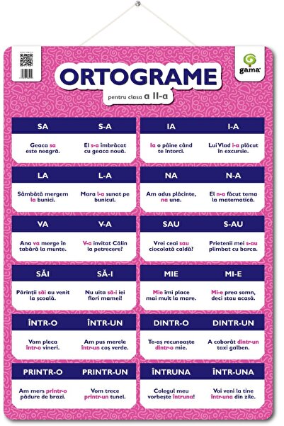 Editura Gama Ορθογραφίες για τις Βαθμολογίες Α, Β, Α'