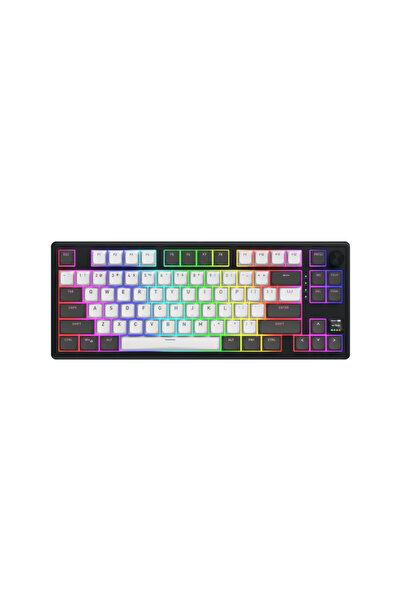 HATOR Tastatură mecanică de gaming Skyfall Pro Wireless 80% RGB Tri-mod QWERT...