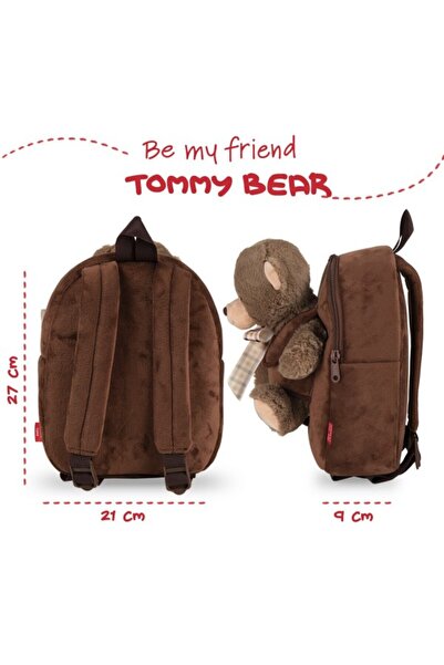 Perletti Μαλακό Σακίδιο Πλάτης Plus με Αποσπώμενο Αρκουδάκι - Αρκουδάκι Τόμι