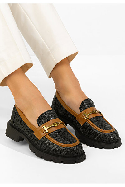 B T Shoes Μοκασίνια γυναικεια Latrice μαύρα