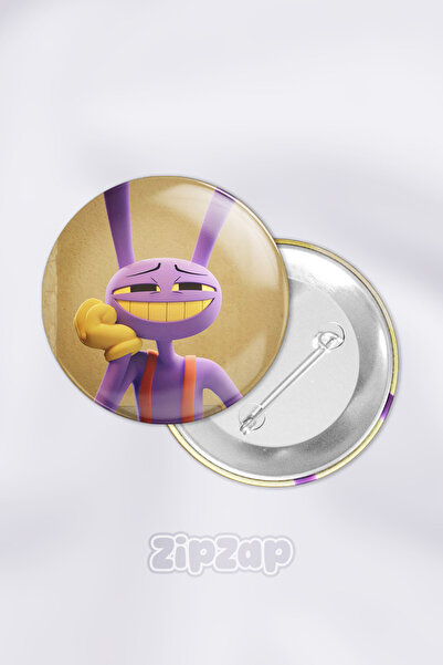 ZipZap Jax- TADC The Amazing Digital Circus Σετ Σήματα Τσάντας με Καρφίτσα κα...