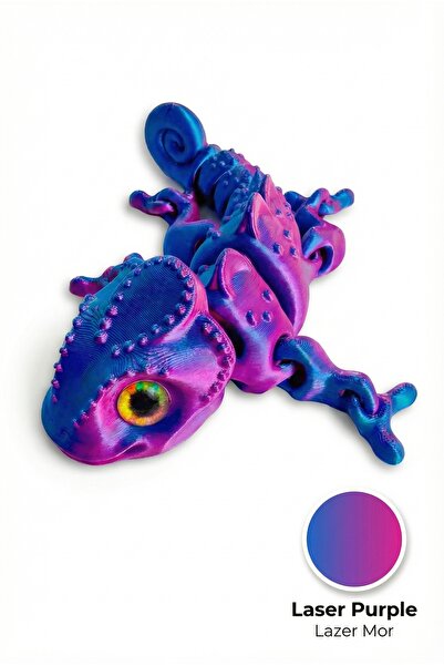 BBSKY 3D Yazıcı Bukalemun: Hareketli Eklemler, İpek PLA ve Harika Renk Geçişl...