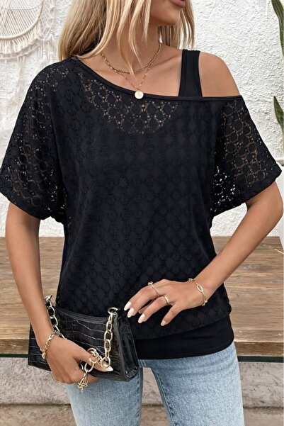 Generic Brand Women's Strappy Round Neck Viscose Tank Top and Batwing Sleeves...