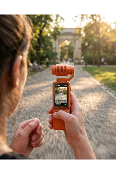 Lisinya 4K Ultra HD Gimbal Kamera Sabitleyici ve 180 Derece Hareketli Lensli ...