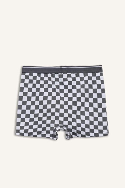 DeFacto B7783A8 - Pacco Di Boxer Per Bambino In Cotone E Poliestere, Colore Azzurro Chiaro