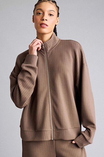 DeFacto Oversized Stand Collar Modal Cardigan G5310Ax26Sp