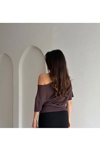Olbia Asymmetrical Short-Sleeved Blouse