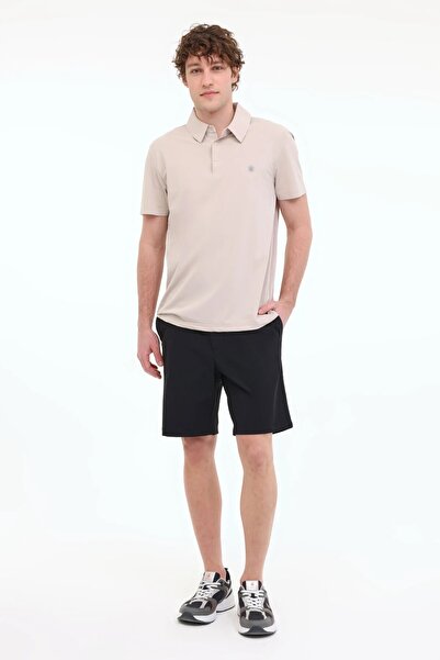 lumberjack 5M ML GARY 20ELG2-15 5FX BLACK Ανδρικό μαύρο σορτς - 055A