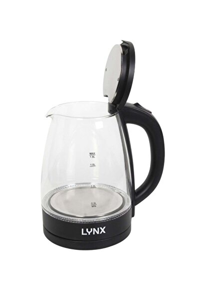 LYNX KT-2107 Electric Kettle 1.8L Double Glass Wall Stainless Steel 1500W Fas...