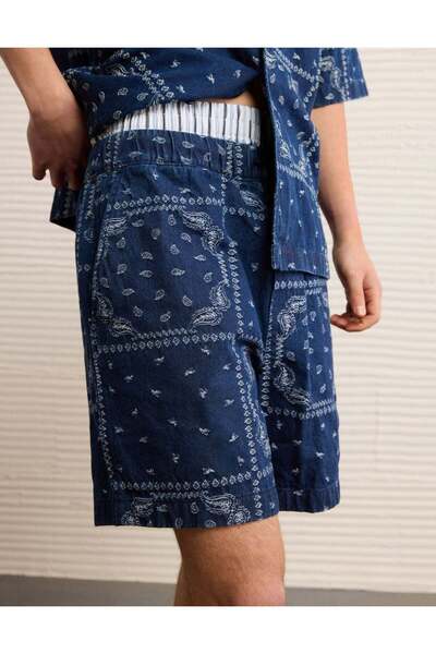 AMERICAN EAGLE AE 7" Bandana Lived-In Trekker Short