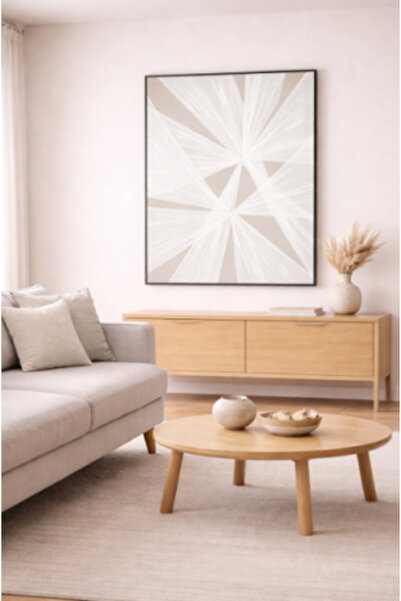 Palma homez Abstract Wall Art with Elegant Black Frame 122 x 82 cm