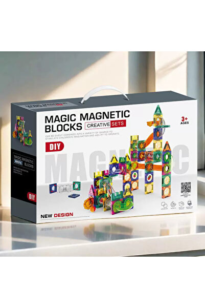 OEM Magnetic Construction Set with Ball Track 206 pieces