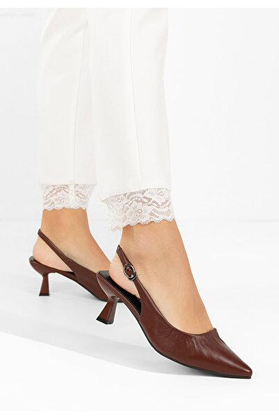 B T Shoes Γόβες slingback Semina μπορντό