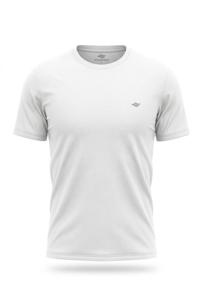 Cross Time Ανδρικό λευκό μπλουζάκι 5031 Ανδρικό μπλουζάκι Basic 5031-04