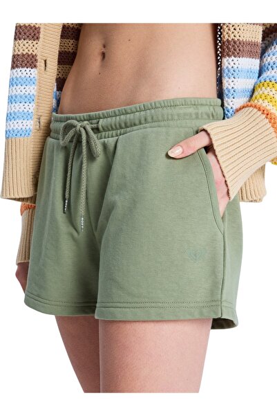 Roxy Women's Green Surf Stoked Sho Shorts Erjfb03416-Gld0