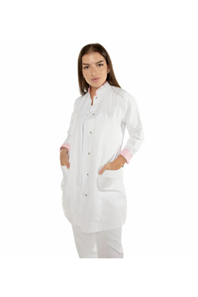 EZARY Lab Coat Ezzari Medical Pink Defined Women's (56")