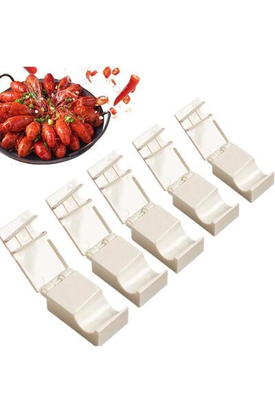 Arabest طقم أدوات تقشير جراد البحر مكون من 5 قطع، أداة تقشير الجمبري من الفول...