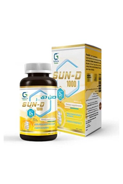 California Greens Sun-D 1000 Vitamin D3 – 90 Capsules