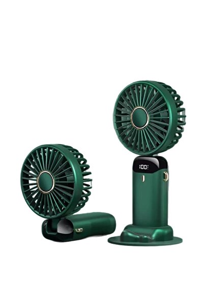 Generic Mini Handheld Fan USB Charging Smart Digital Display Desktop Foldable...