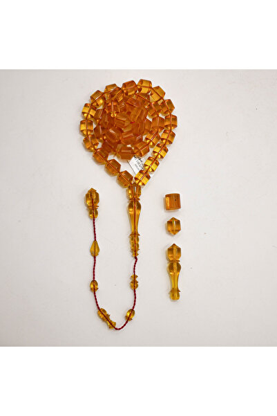 Generic Super Saffron Rosary 45 Beads 56g 10.5-13.5mm Prayer Beads