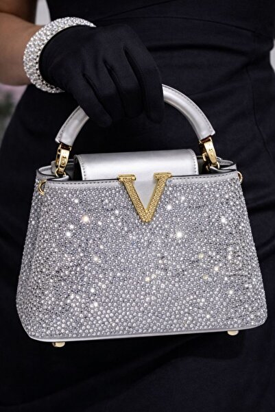 mothers dream Luxury Crystal V Top Handle Bag Collection