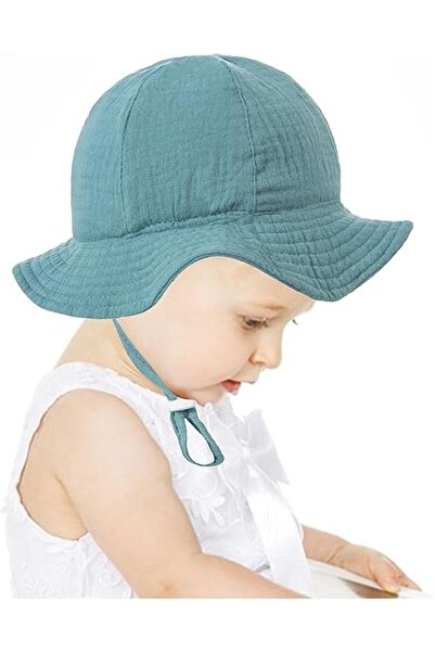 Arabest قبعة شمسية واسعة الحواف للأطفال الصغار، قبعة شاطئ قابلة للتعديل لحماي...