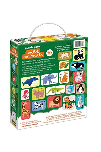 Banana Panda Joc Tip Puzzle Pentru Copii Si Bebelusi, Banana Panda, Puzzle Pa...