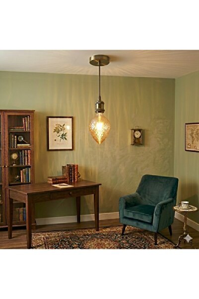 ACK 4W LED Rustik Ampul G95 E27 2200K Sıcak Işık – Vintage Dekoratif 50.000 S...
