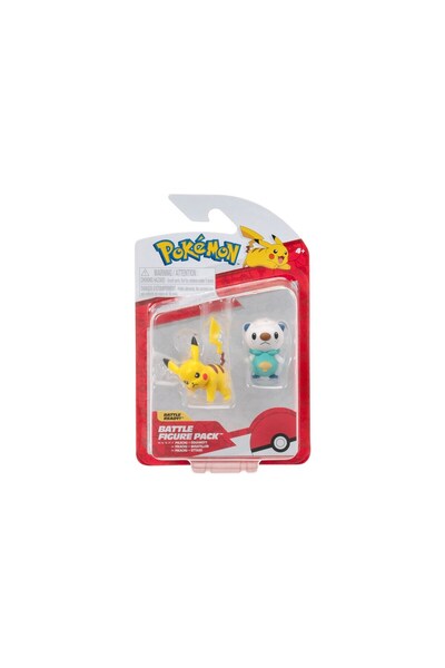 TOYSTURKA Pokemon Battle 2'li Figür Seti Pikachu + Oshawott PKW4068