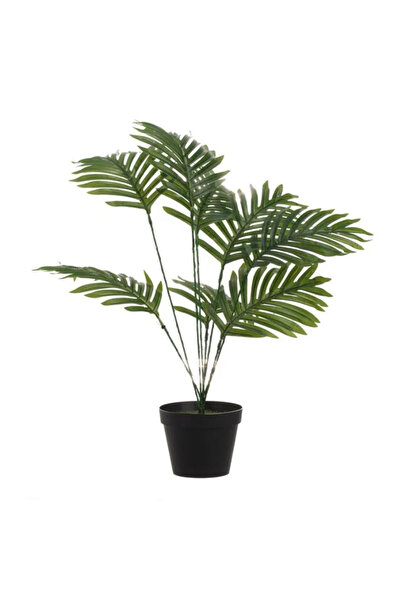 Lumi LUXURY Ghiveci cu Planta Artificiala Verde Plastic si Instalatie de Lumi...