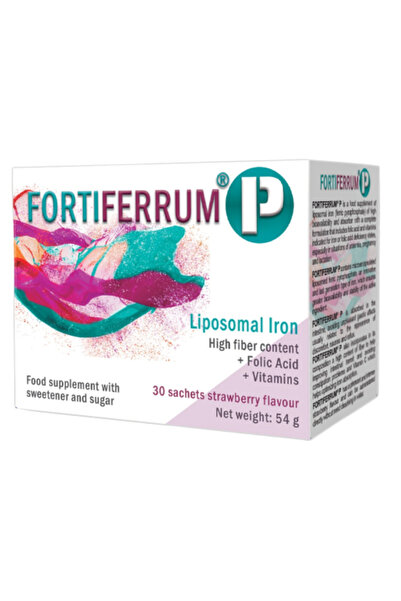 Fortiferum 30 Sachets – Liposomal Iron Supplement with Folic Acid and Fiber
