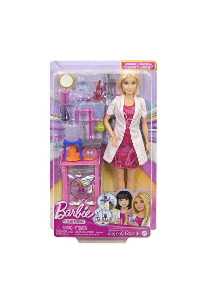 mattel Barbie Set De Joaca Papusa Barbie Face Cariera Om De Stiinta