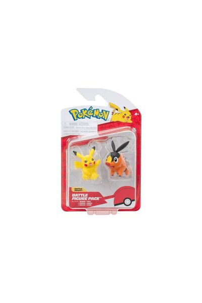 TOYSTURKA Pokemon Battle 2'li Figür Seti Pikachu + Tepig PKW4067