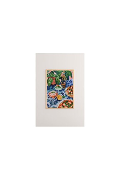 OEM Decorative painting Re-Bloom, solid wood/paper, multicolor, 33 x 48 cm