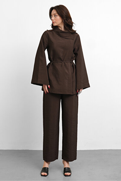 salisburys Γυναικείο σετ παντελονιού με πλαϊνό γιακά Molly Nelly