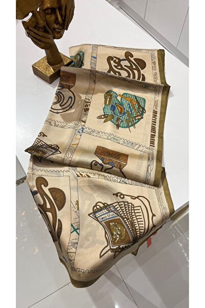 EB SCARF Ιταλικό μεταξωτό σάλι |   Φυσική λαμπερή και κομψή εμφάνιση