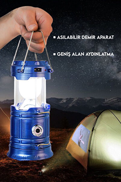 MAKAMP Kamp Feneri LED Taşınabilir Aydınlatma Işığı Güçlü Işık Kamp Çadır Fen...