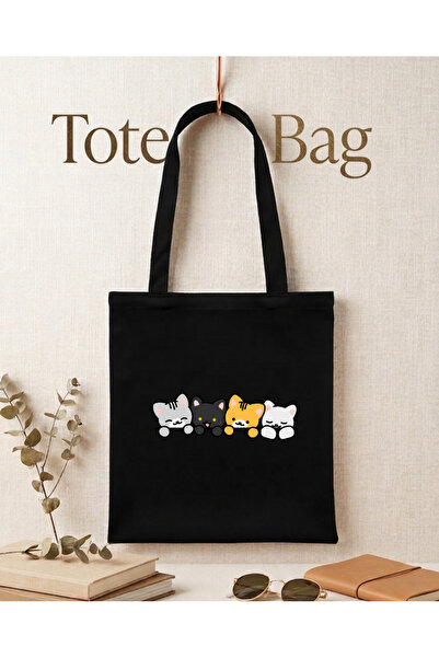 Boom town Cloth Bag Black